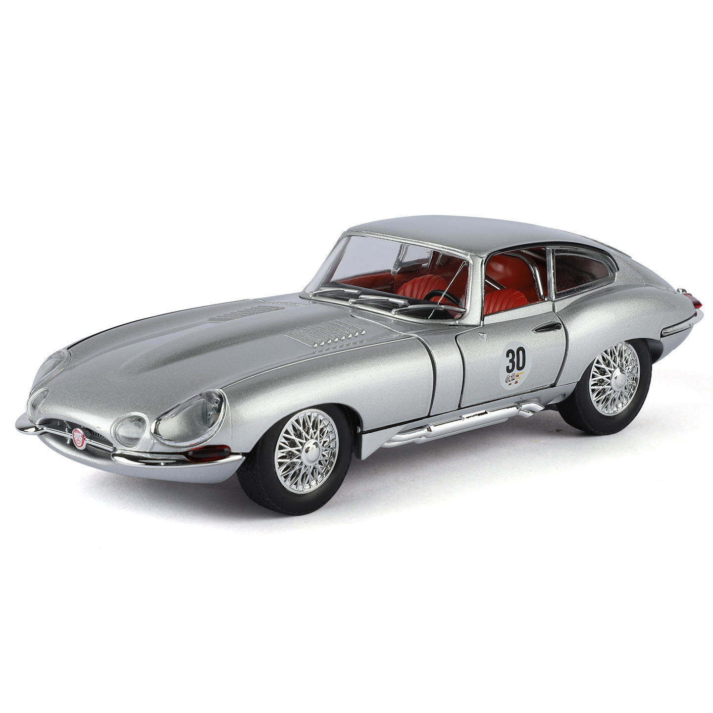1: 24 Jaguar E-TYPE modelo de automóvil de aleación de retroalimentación de sonido y luz en línea juguetes de éxito