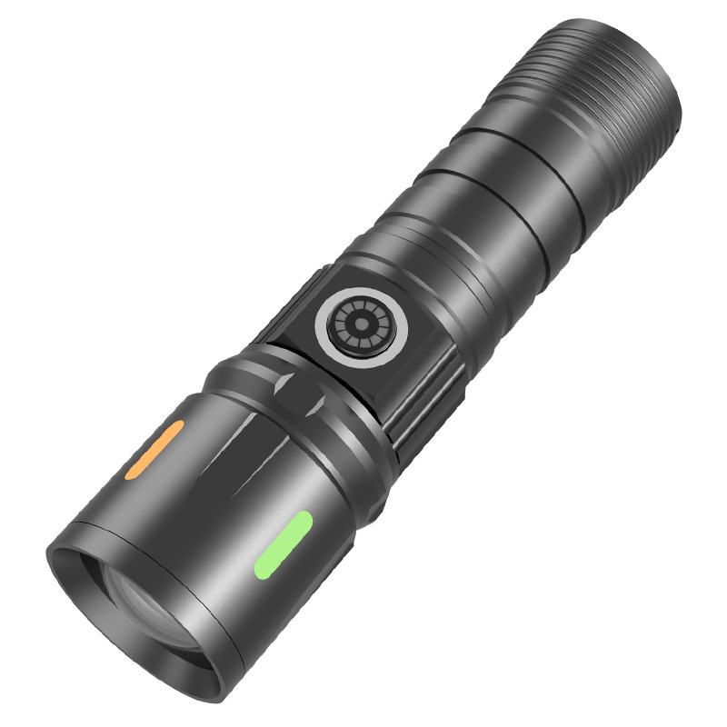 Nuevos productos transfronterizos linterna de luz alta luz al aire libre ultra brillante remoto telescópico portátil láser blanco carga linterna láser image 6