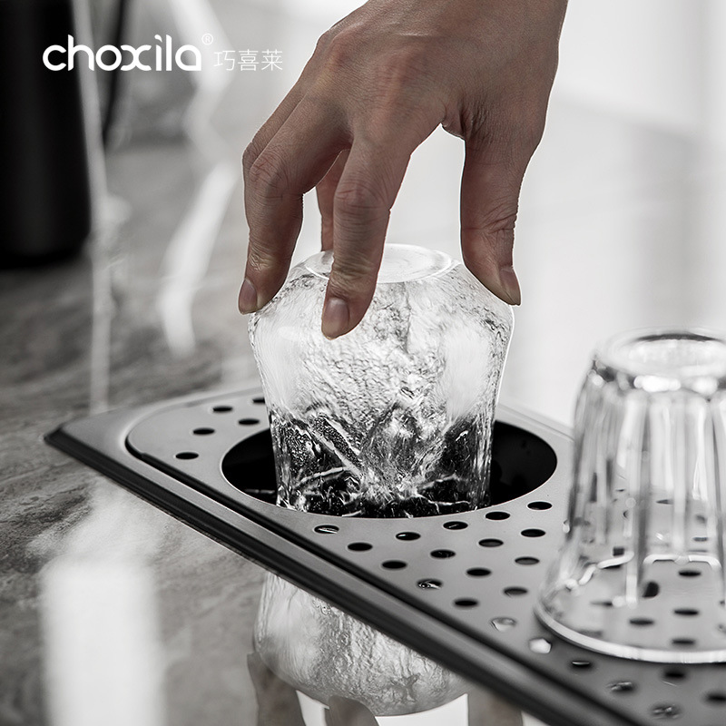 De alta presión de la taza lavadora automática Barra de fregadero de acero inoxidable comercial de escritorio incrustado presionando la leche tienda de té taza herramienta de lavado