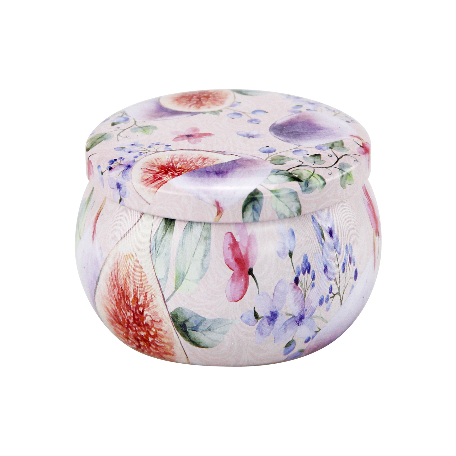 Venta al por mayor de fábrica: Tarro de hojalata de estilo étnico de 4.4 oz con forma de barriga grande para sirope de pera, dulces, té, velas aromáticas y almacenamiento de alimentos. image 35