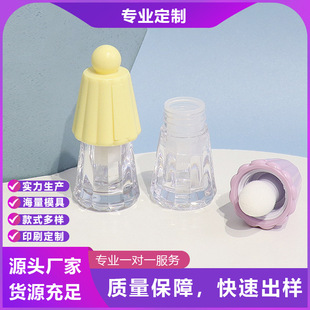 Factory direct supply lip glaze bottled big head brush umbrella shape lip gloss lip glaze tube blush makeup package wholesale