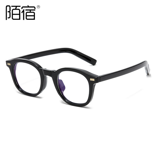5374TR90 Korean-style glasses frame, black frame, myopia glasses frame, elliptical, natural beauty, anti-blue light, optical TRP1067