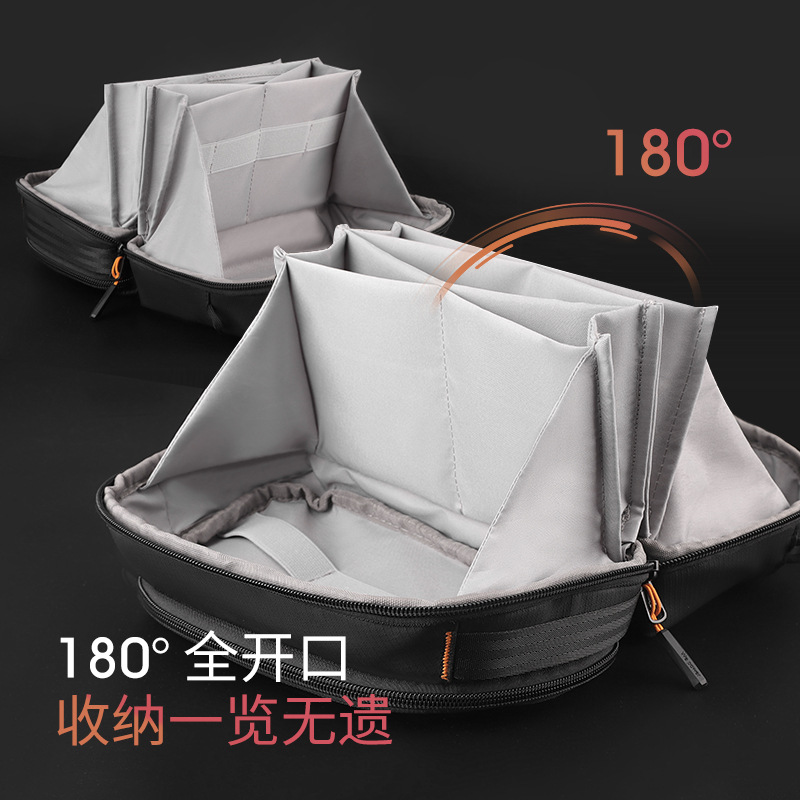 WEPOWER nuevo paquete de viaje y viaje, paquete de almacenamiento de cable de datos digitales, bolso diagonal portátil de un solo hombro para viajeros