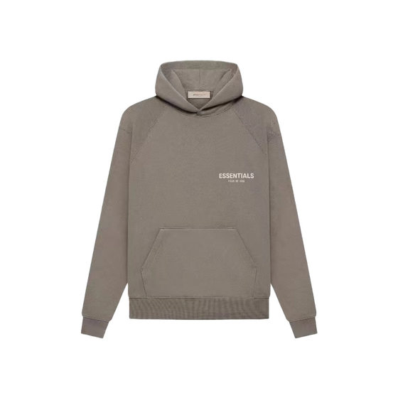 Essentials Multi-Thread Fog Eighth Season Flocked Small Label Versatile Hooded Sweatshirt Plus Velvet