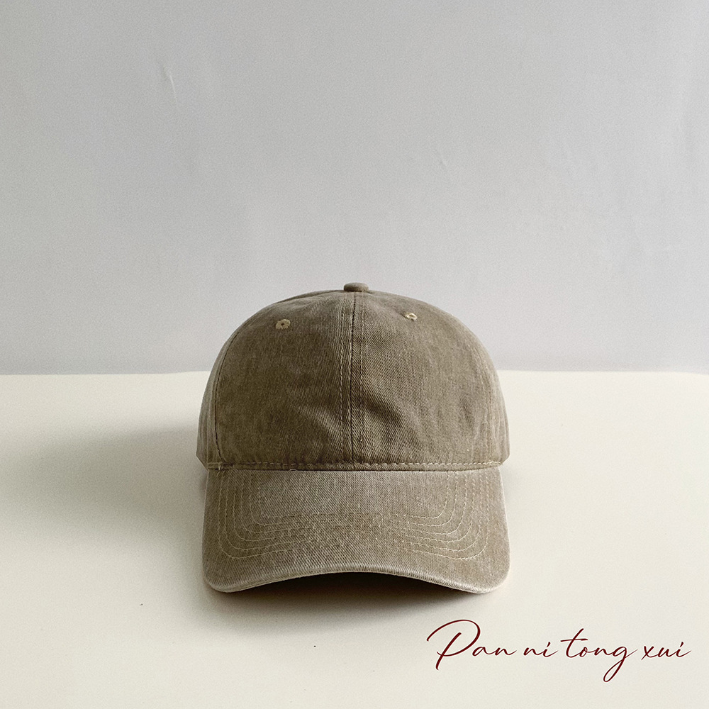 Gorras de béisbol unisex estilo coreano color sólido