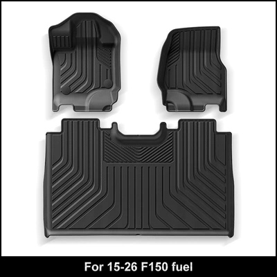 Suitable for 15-26 Models of Ford F150 Car Floor Mats, Waterproof and Dirt-Resistant, Special Tpe Floor Mats for the Rear Compartment