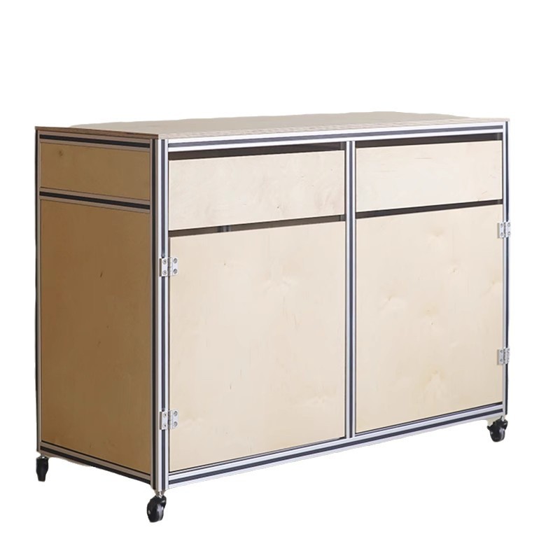 Gabinete lateral minimalista italiano, gabinete de almacenamiento de tablero marino medieval, gabinete de almacenamiento, gabinete de porche, gabinete lateral, gabinete de oficina, extraíble