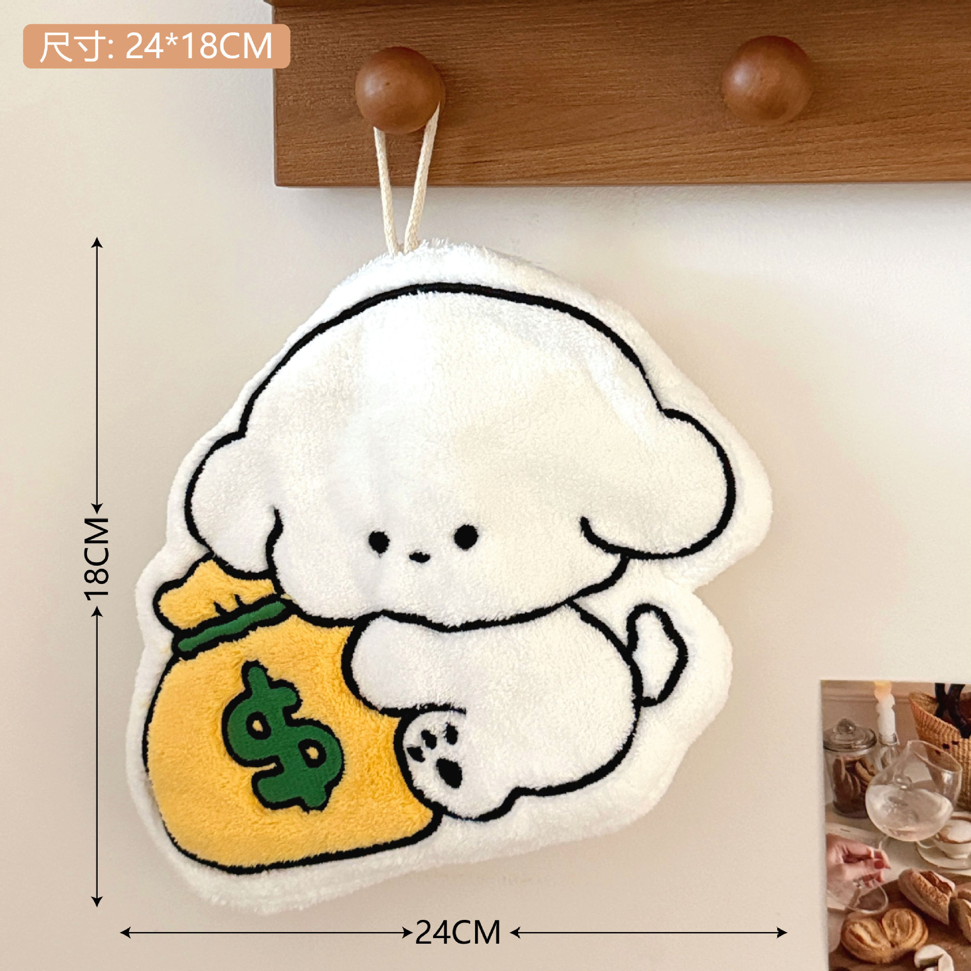 Toalla de mano colgando toalla absorbente toalla de mano para niños toalla de mano para bebés lindo pato pingüino agradable para la piel suave