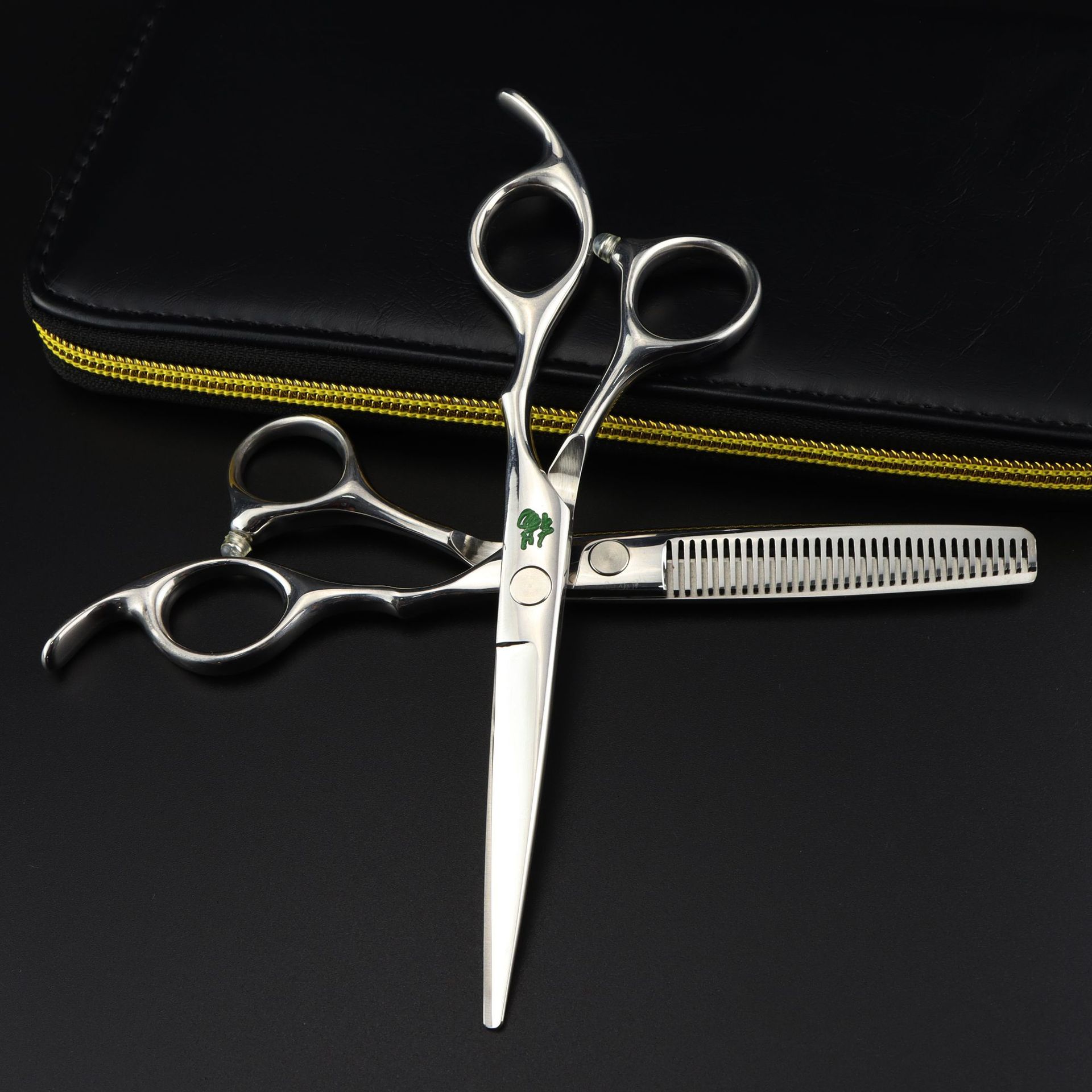 6.0寸 楊剪 美发柄剪刀 理发剪 平剪 刘海剪 牙剪 打薄