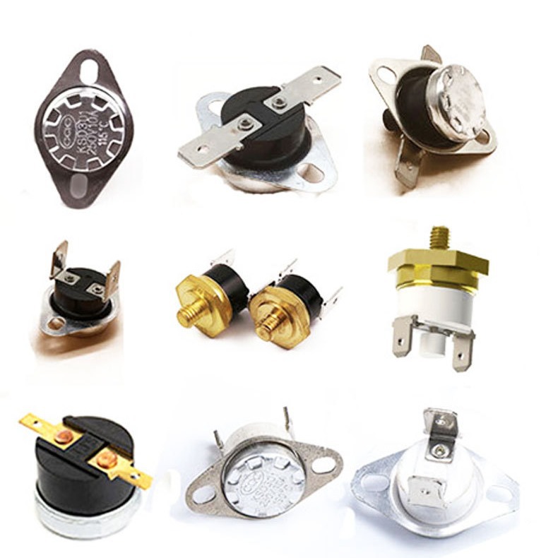 供应突跳式电吹风温控器KSD301/302常开常闭KSD301高温断路器