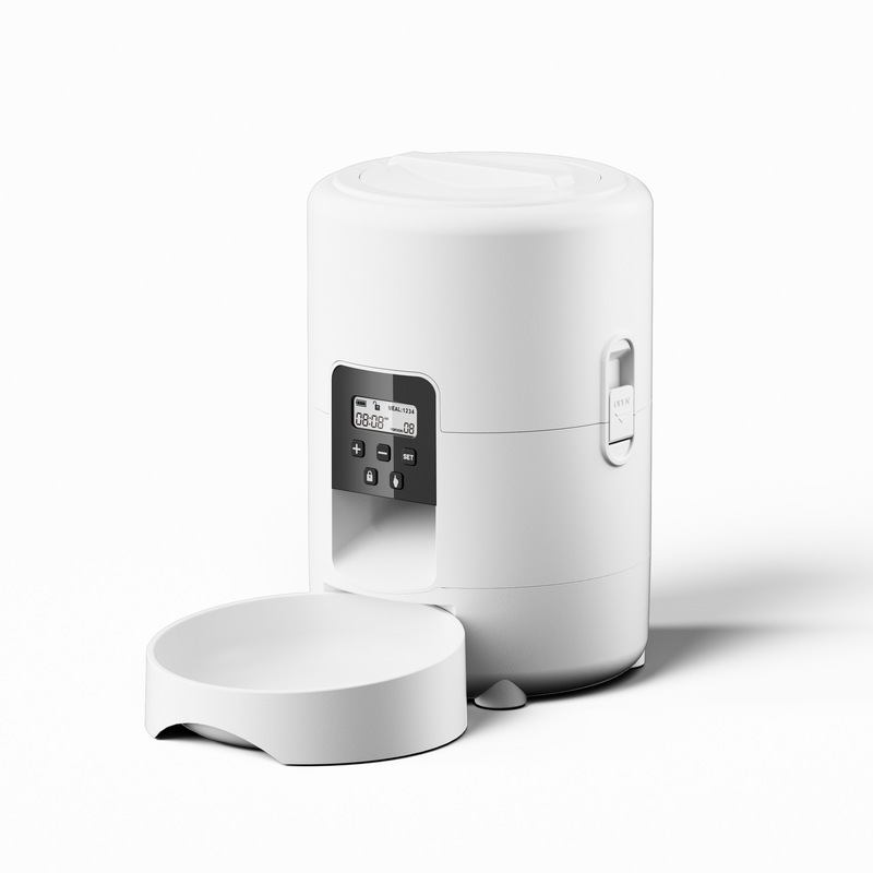 亚马逊爆款宠物自动喂食器猫狗视频按键WiFi喂食器   可贴标|undefined