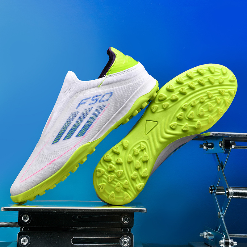 Zapatos de Fútbol de Corte Bajo F50 en Cuero Sintético y Caucho, para Césped Artificial