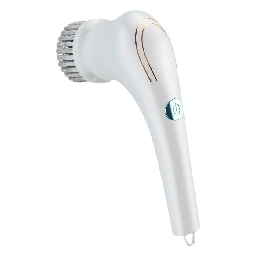 Nueva cocina de mano transfronteriza hogar plato cepillo olla y cucharón artefacto multifunción limpieza cepillo de limpieza eléctrico 5 cepillos