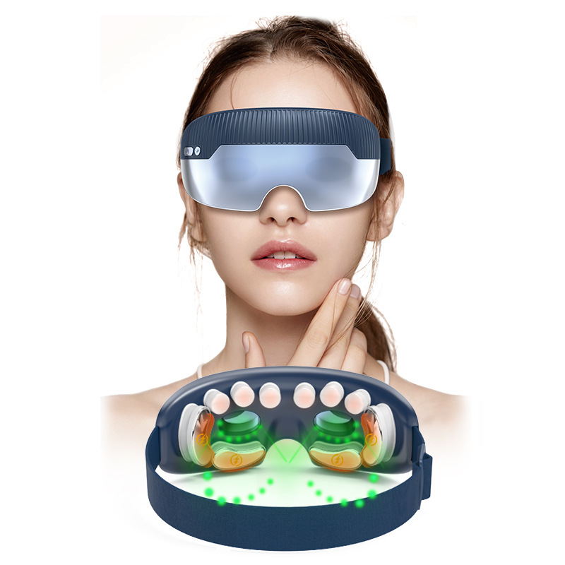 Eye Protection Device: Hot Compress + Ems + Massage + White Noise Music + Smart Timer + Visual Window Sleep Device