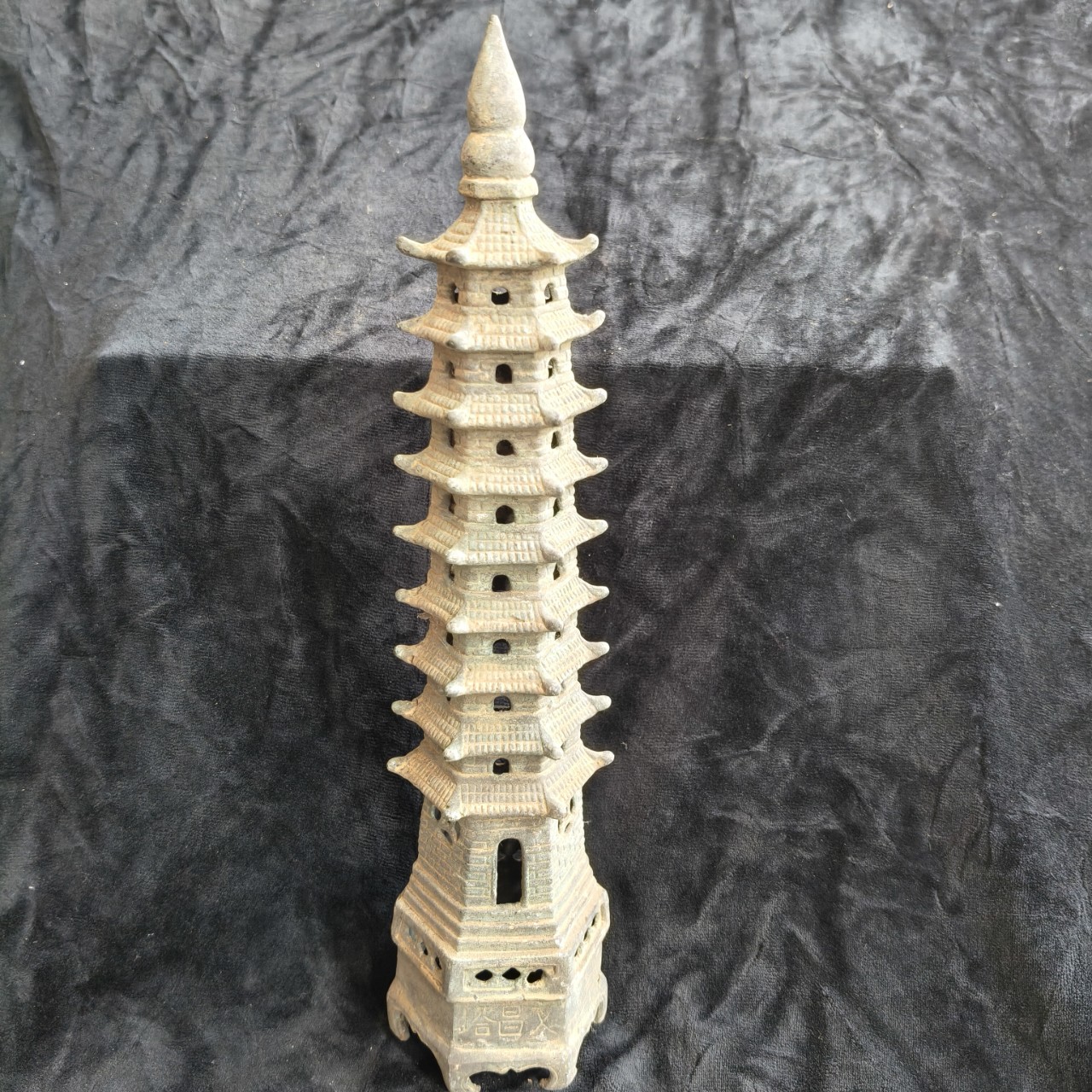 仿古做旧铜器文昌塔摆件仿古董古玩收藏厂家直销主播供货一件代发