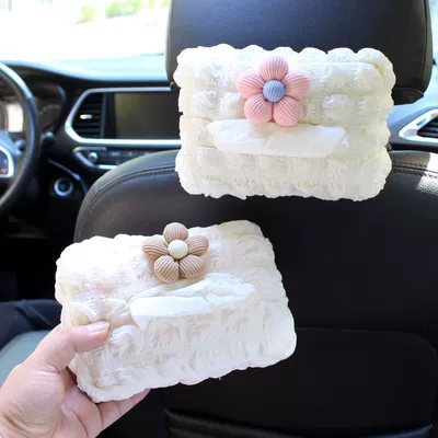 Car tissue box/set: tissue box set for sun