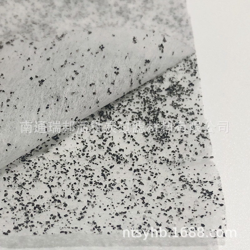 厂家直供 空气滤清器用工业活性碳滤布 汽车空调滤芯用可折叠滤布