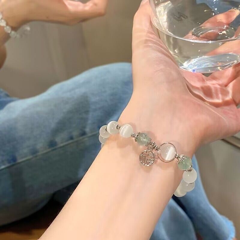 招财猫手链女款小众设计高级感气质ins网红手串珠子手饰品|undefined