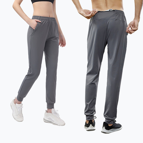 lulu sports outdoor men's marathon running can hold mobile phone windproof autumn and winter quick-drying trousers hiking mountaineering pants