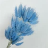 Light -sky blue (easy to fade) about 60 rabbit tail bunch of rabbit tails