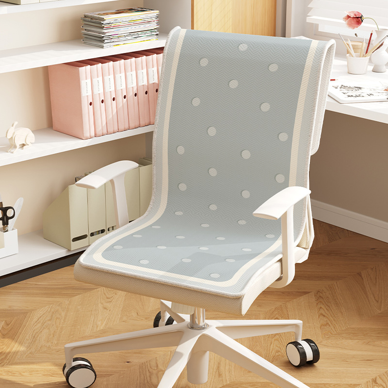 silla unida dormitorio antideslizante asiento cojín de asiento de oficina reclinable cojín de respaldo integral estudiantes lindos dibujos animados