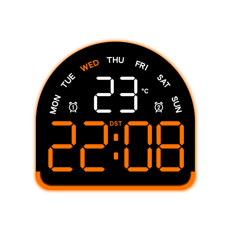 Nuevo reloj electrónico LED de luz de atmósfera reloj multifuncional de iluminación doméstica mostrando la temperatura del reloj de mesa 552