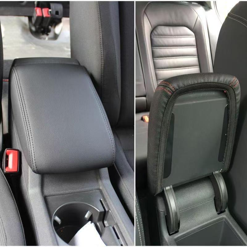 Cross-Border Applicable Volkswagen Golf 5Vwgolf5 Mk5 Armrest Box Protective Cover Central Armrest Box Cover Leather