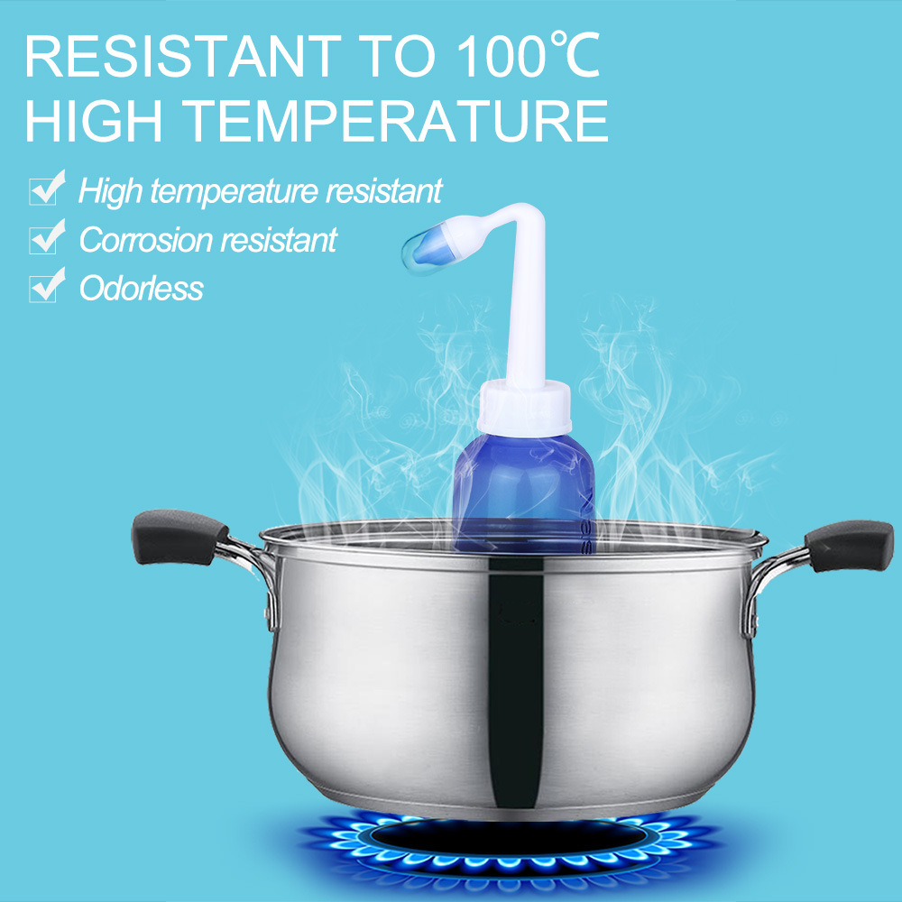 Botella de lavado nasal completo Inglés de 300m con 10-40-80 paquetes de lavado nasal de sal de lavado nasal