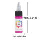 Tuffking cross-border 8 color 15ml fluorescent pigment 5ml tattoo ink rainbow UV ink tattoo dye consumables