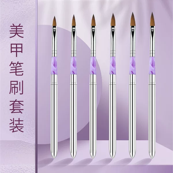 Factory Nail Art Pen Wholesale silver Crystal Carving Pen Set Pen Crystal Pen Nail Art Tools Nail Art Brush
