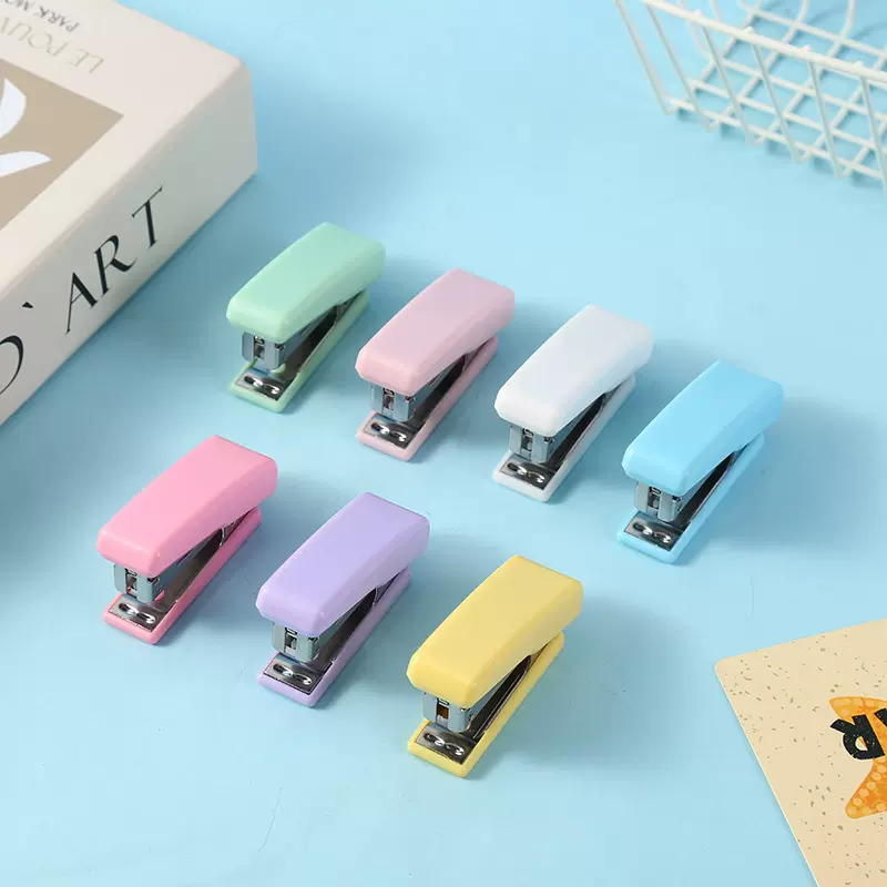 可爱订书器迷你便携10号订书机小学生随身办公文具用品装订机批发