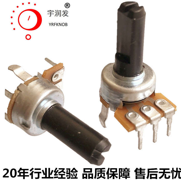 RK121������ת̼Ĥ��λ����ֵ10K ��װ�߶�25mm ��Բ����15mm