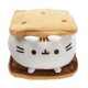 Cross-border Hot Selling Fat Kitty Gray Cat Kitty Burger Cat Cake Doll Plush Toy Doll Catch Machine Doll