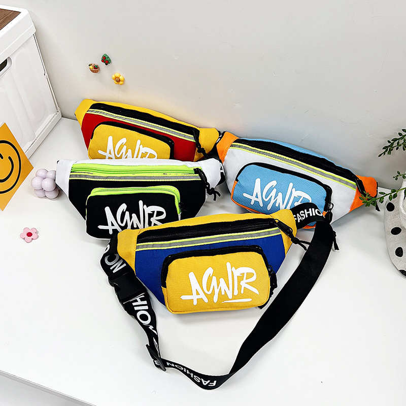 Children's Children's Waist Bag Handsome Boys' Chest Bag Korean Girls' Crossbody Bag Handsome Accessories Coin Purse Children's Bag