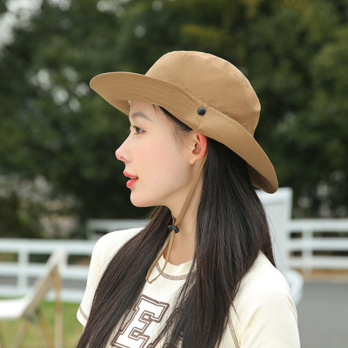 Unisex Outdoor Climbing Cap Portable Foldable Sun Hat Fashion Simple Fisherman Hat