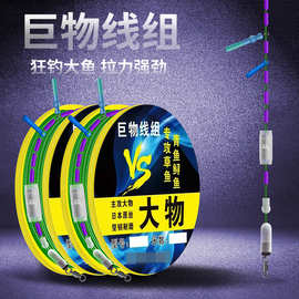 大物线组巨物大物主线组套装组合青鱼草鱼鲤鳊鱼线主线成品批发