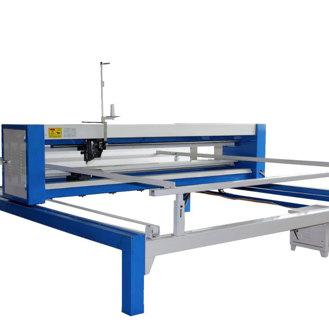 Máquina de coser totalmente automática, máquina de acolchar con depuración uno a uno, máquina de acolchar CNC computarizada de alta velocidad y estable de una sola aguja.