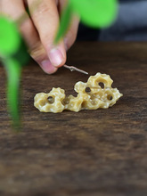 I9AT 天然玉石手工雕刻太湖石 小号山子茶搁枕 笔架山茶席摆件