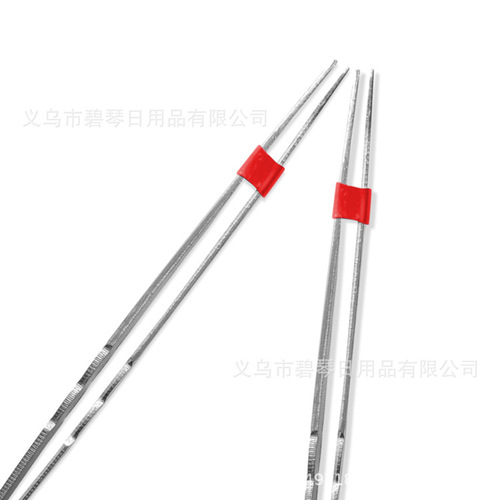 Qixin brand pointed iron tweezers multi-specification manicure elbow metal 304 thickened high-quality iron tweezers
