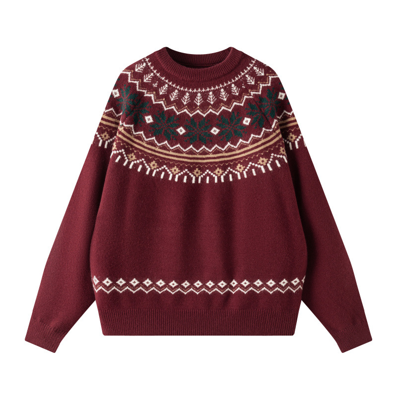 Suéter de cuello redondo, camiseta de punto, marca de moda masculina, camiseta de base casual de otoño y invierno, Amazon, nuevo suéter de hombre delgado