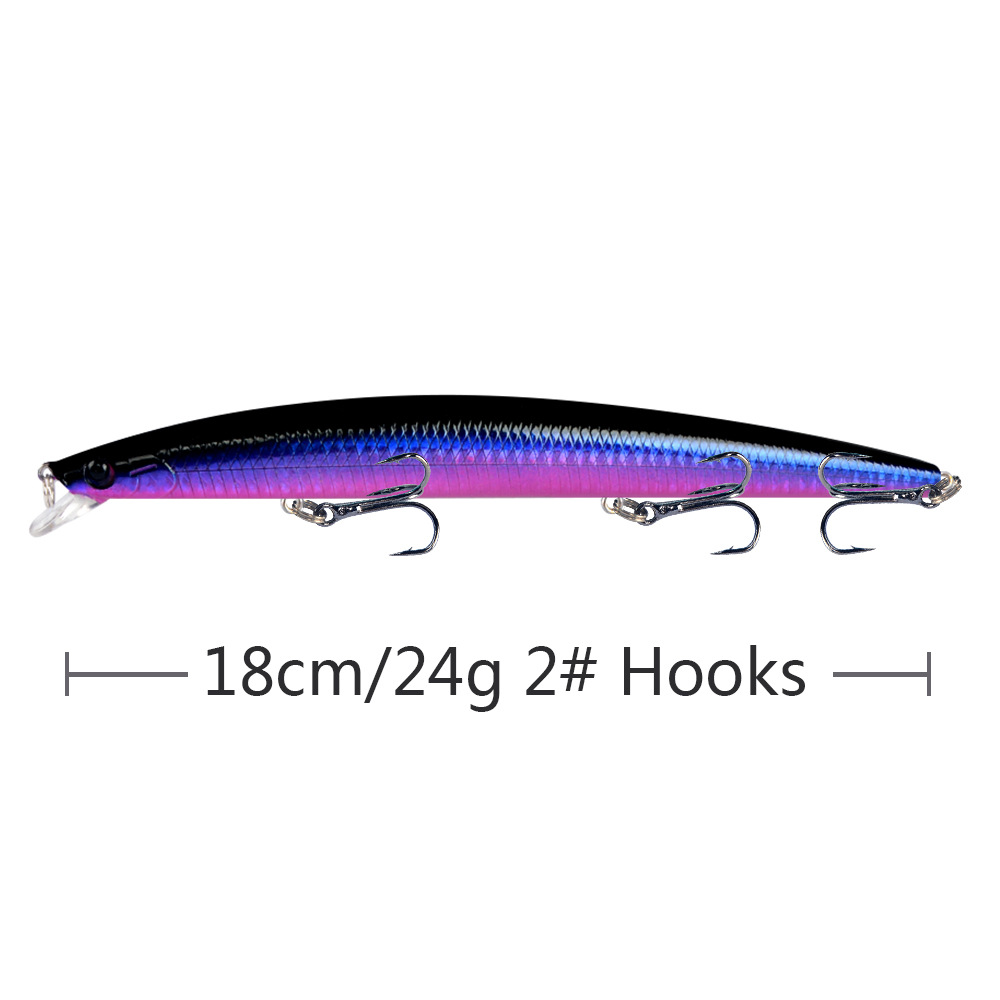 10 Colors Minnow Fishing Lures Kit for Freshwater Bait Tackle Kit for Bass Trout Salmon Fishing Accessories Tackle Box