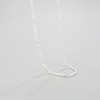 Universal necklace, silver 925 sample, simple and elegant design, internet celebrity