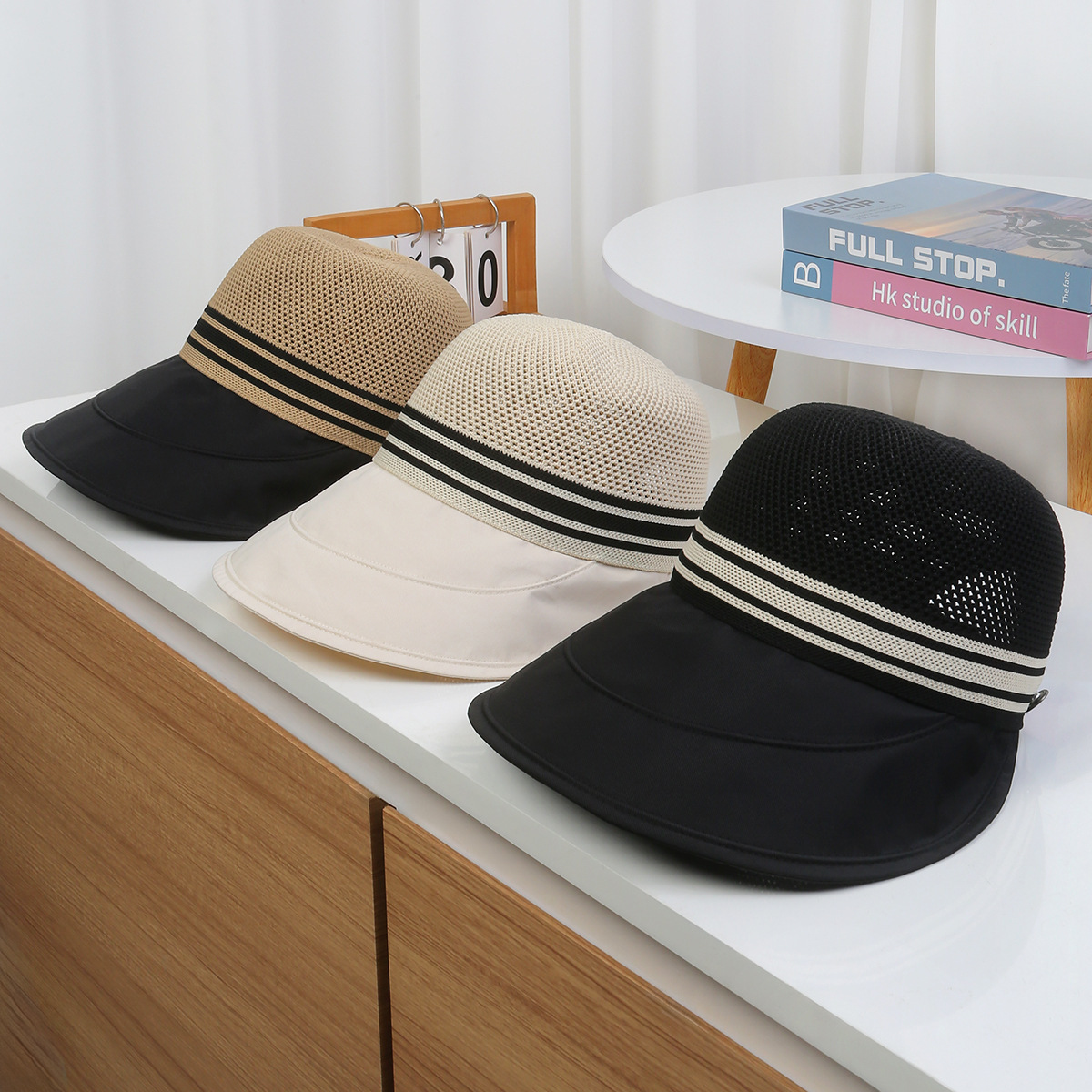 Ruth mejora la protección solar gorra de bisel grande primavera y verano mujer sombrero de pescador de sombra coreano versátil para mostrar la cara a caballo seco rápido