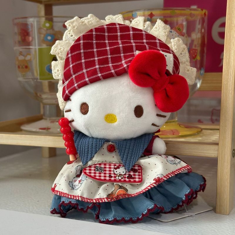 ハローキティバッグペンダントリトルシェフシリーズハローキティ人形ペンダントかわいい漫画人形キーホルダー|undefined