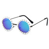 Retro glasses from pearl, children's fashionable sunglasses, wholesale