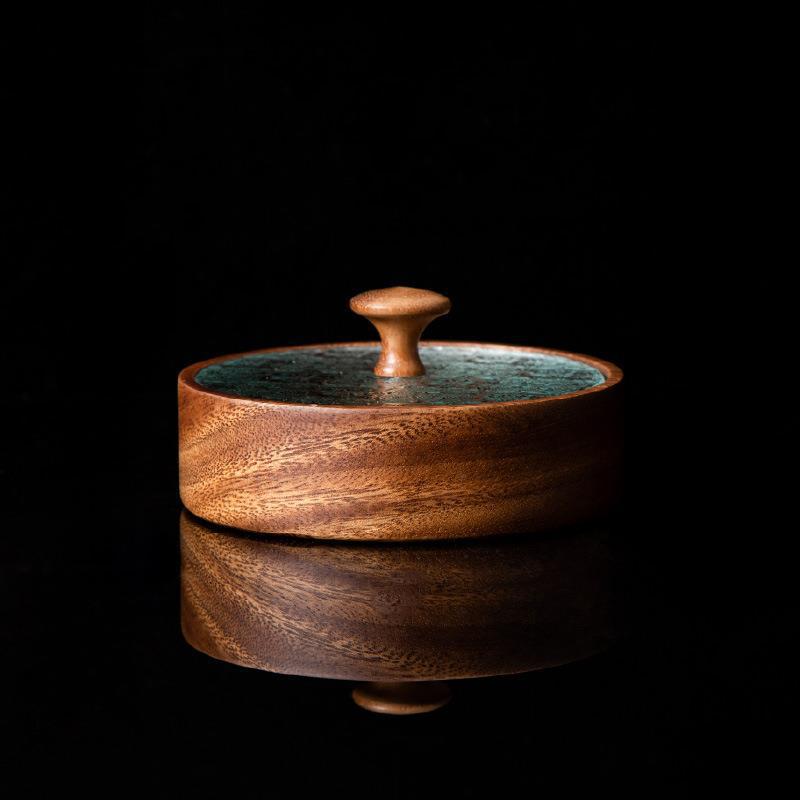 Fábrica directa japonesa Begonia flor vidrio nogal plato de fruta hogar creativo plato de fruta snack plato de tuerca al por mayor