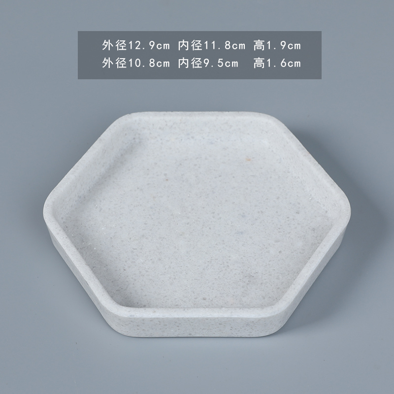 植木鉢トレー陶磁器大円形白色黒色艶消し灰水受け皿台座陶磁器トレー包郵便|undefined