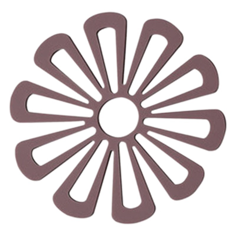 Estilo nórdico creativo engrosada estera de mesa de comedor estera de aislamiento estera anti-escaldado estera de la placa del hogar flor antideslizante estera de la taza de té