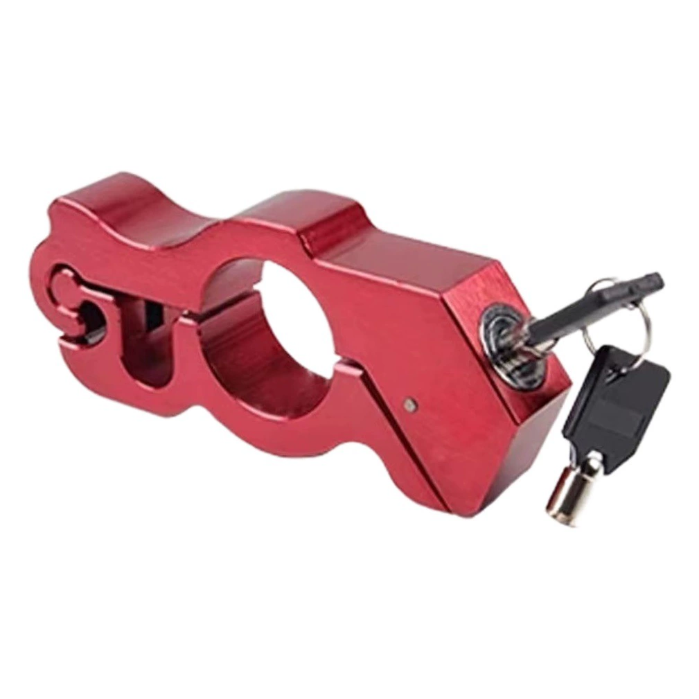 Универсальный Сплав мотоцикл электрический руль Противоугонный замок педаль аккумулятор автомобильный замок ручного тормоза портативный руль масляный дверной замок