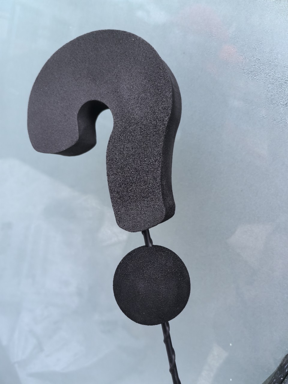 Manufacturer's Creative Symbols, Funny Car Decorations, Internet Celebrities, Eye-Catching, Cute and Cute Question Marks and Exclamation Marks, Roof Antenna Decorations